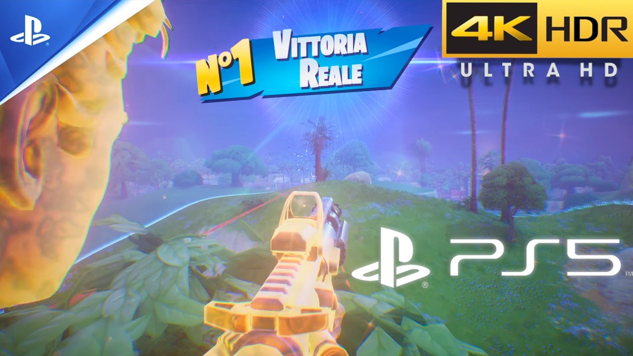 FORTNITE (PS5) 4K 60FPS 🔥 E si torna a PUSHARE (quando mai 😄) con 🐭 MOUSE e TASTIERA 🎹