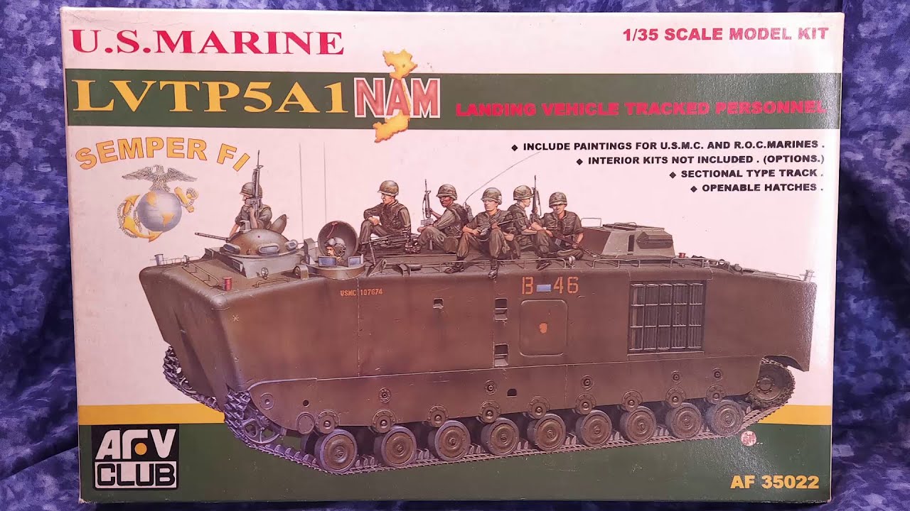 You will never believe what's in the AFV Club LVTP5 A1 box.
