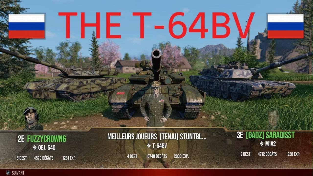 WORLD OF TANKS modern armor T-64BV 16,7K Damage 4 KILLS