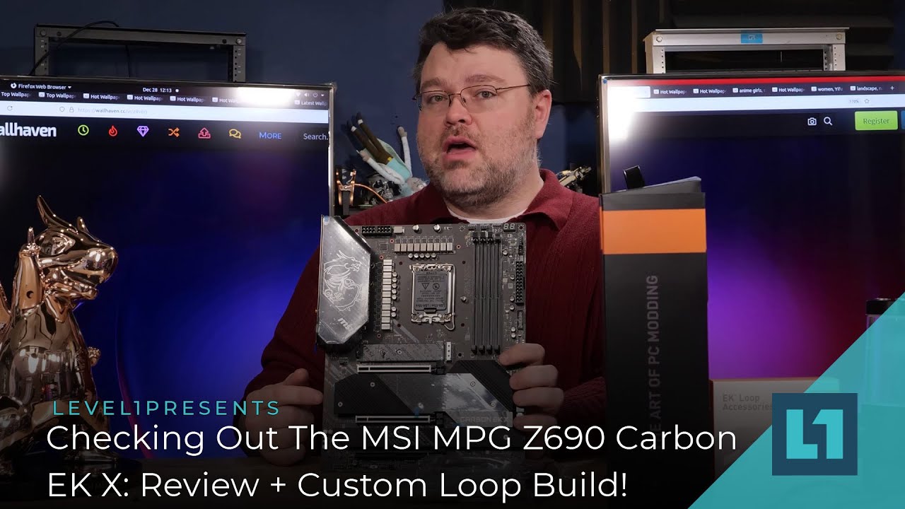 Checking Out The MSI MPG Z690 CarbonEK X: Review + Custom Loop Build!