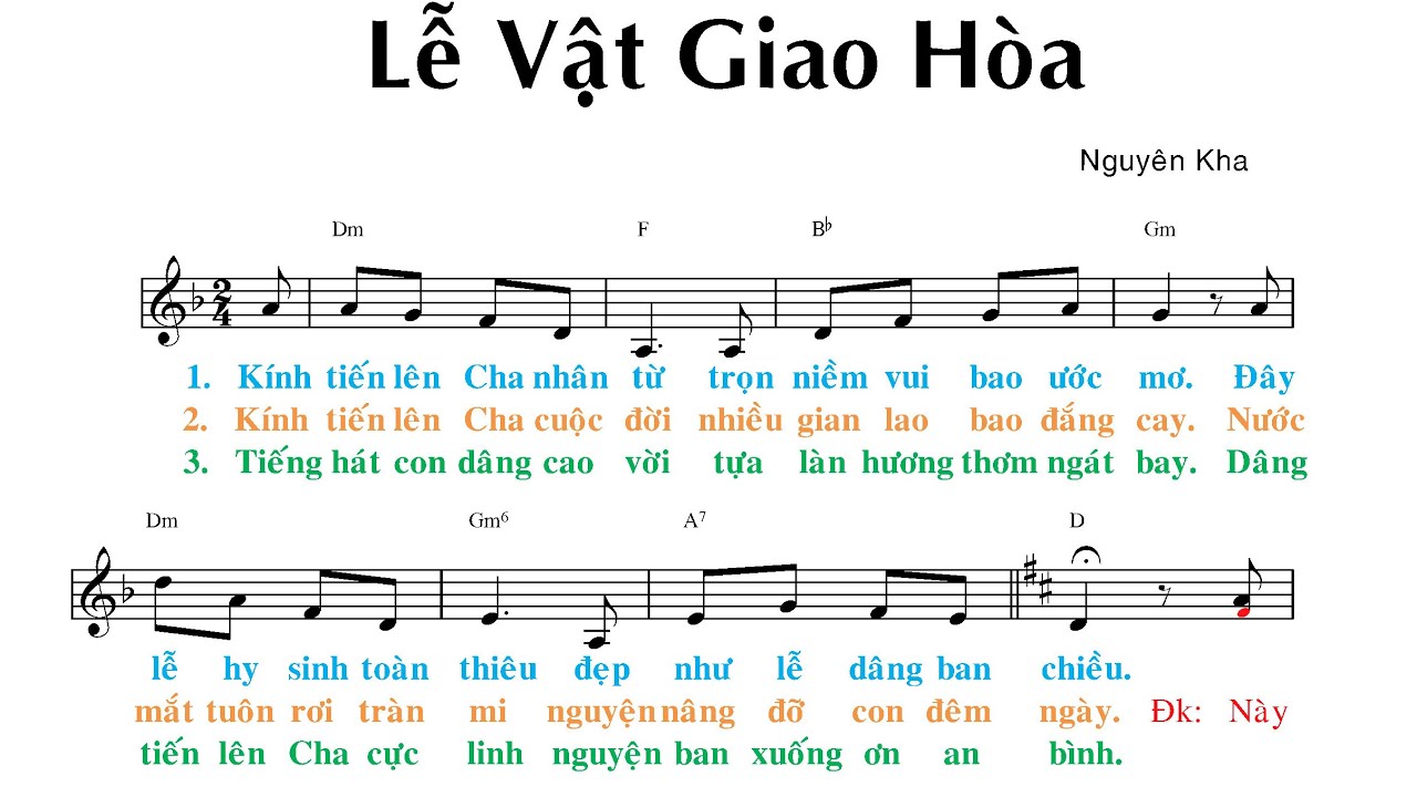 Lễ vật giao hòa - Nguyên Kha