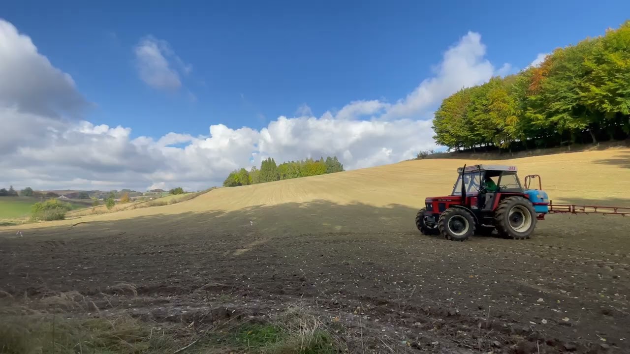 Herbicyd Elipris w pszenicy - czekamy na efekty 4K (Engine Sound)
