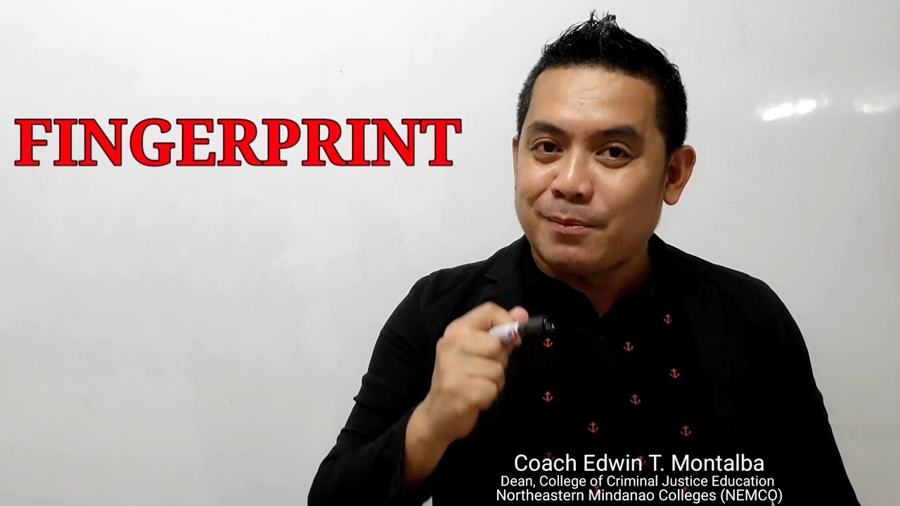 CRIMINOLOGY TUTORIAL||FINGERPRINT PART-1||