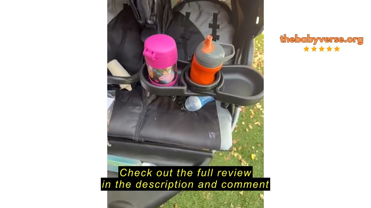 Review MYPIN Universal Stroller Snack Tray, 4 in 1 Stroller Tray Attachment with Cups Phone Holder f
