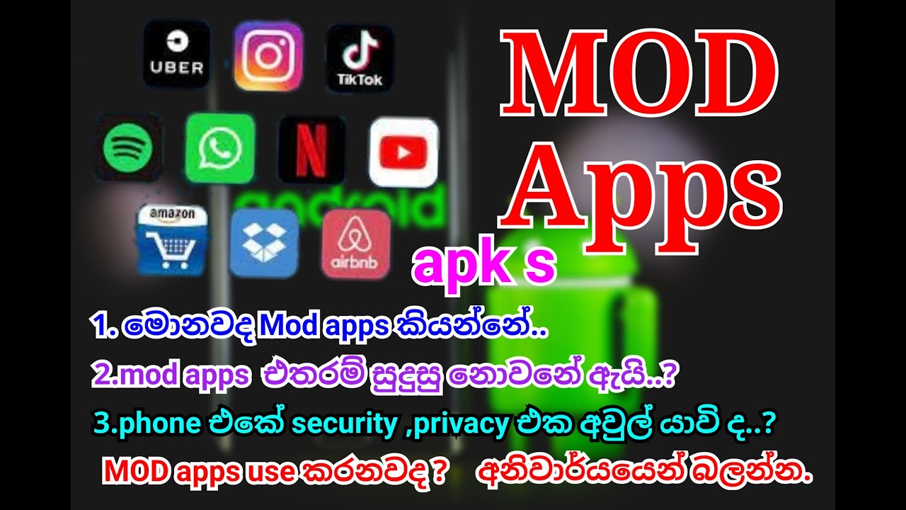What Is Mod APK (apps) | Fully Guide | Sinhala | Tech4Heart