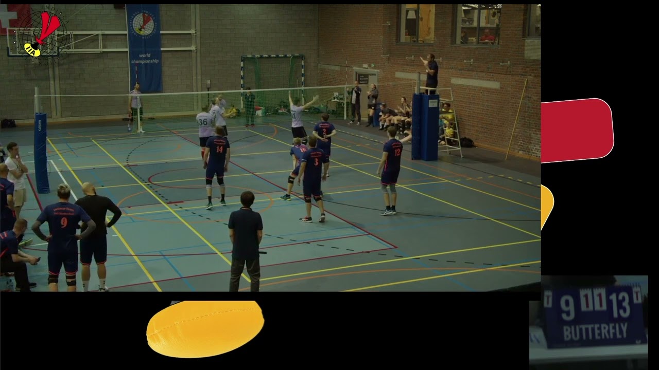 Indiaca WC 2023 Herren Halbfinale CVJM Kamen - TSG Blankenloch Satz 3. (Livestream)