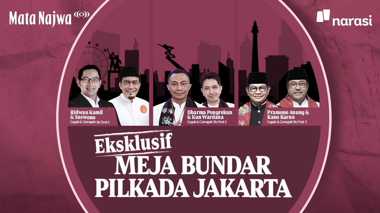 [LIVE - EKSKLUSIF] Meja Bundar Pilkada Jakarta | Mata Najwa