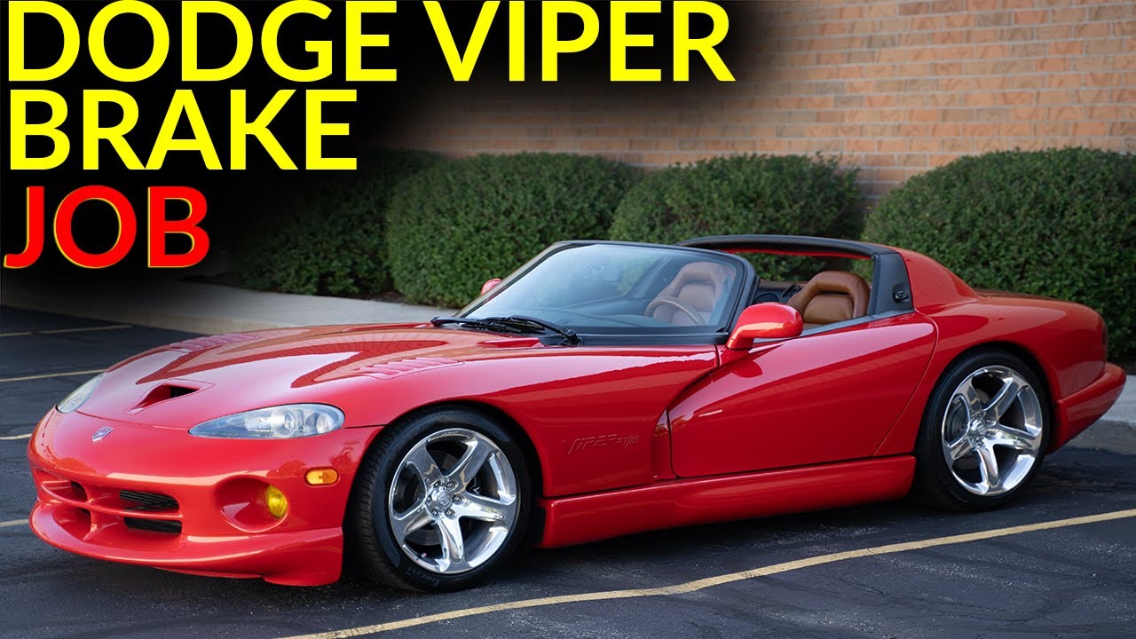 Gen 2 Dodge Viper Brake Job - EBC Redstuff Ceramic Brake Pads