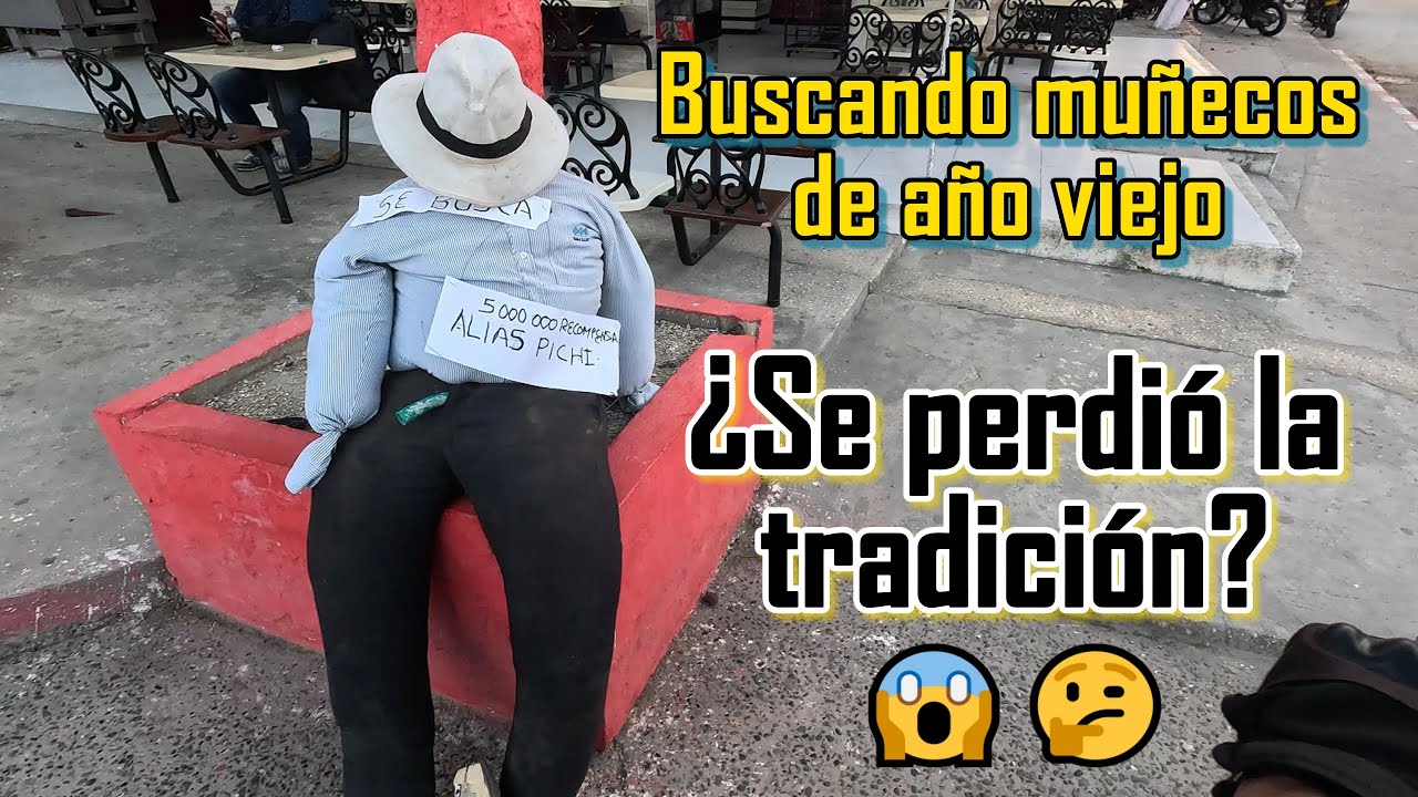 ¿Se perdió la tradición de los MUÑECOS de AÑO VIEJO? salí a buscarlos en el ATLÁNTICO