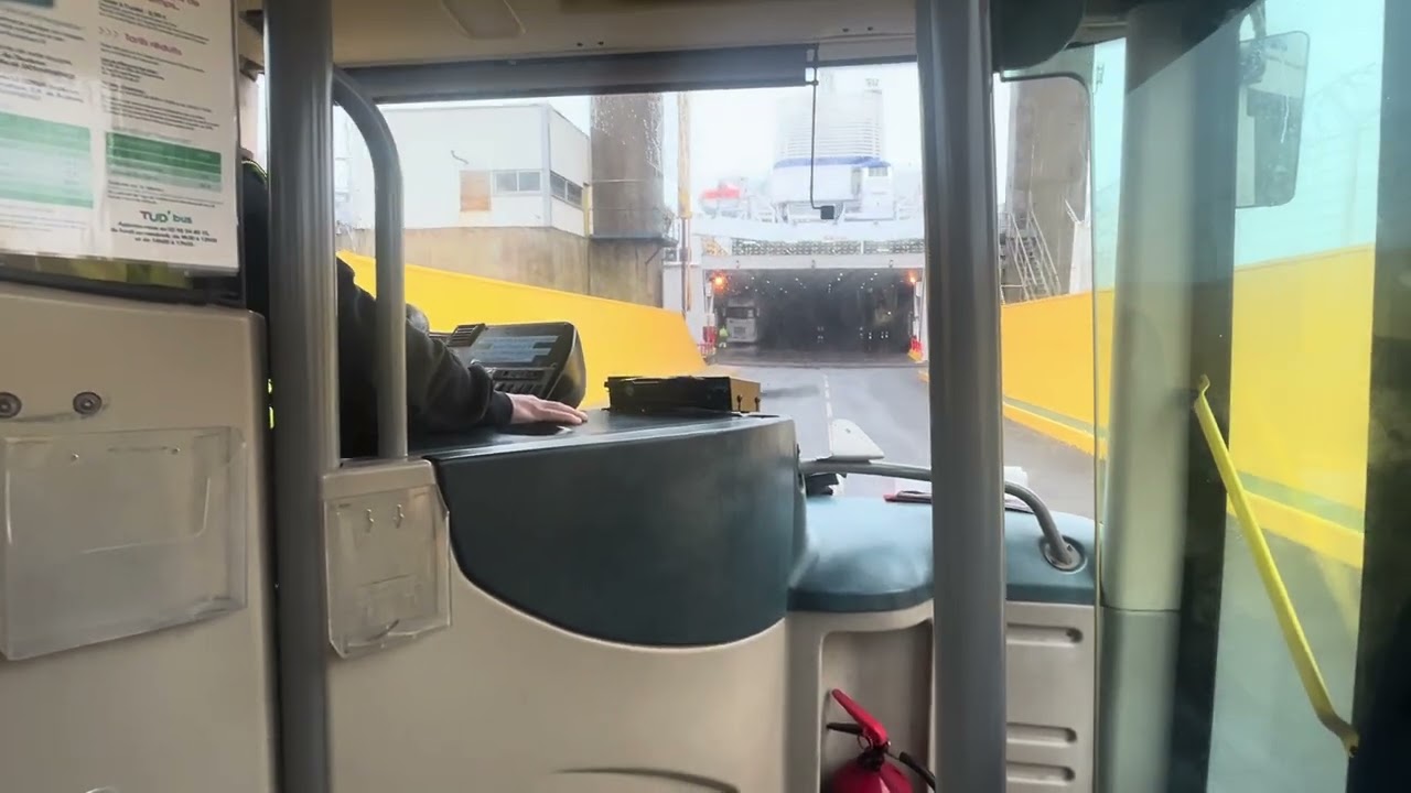 Driving onboard Brittany Ferries Armorique in Roscoff Brittany France 15th February 2026