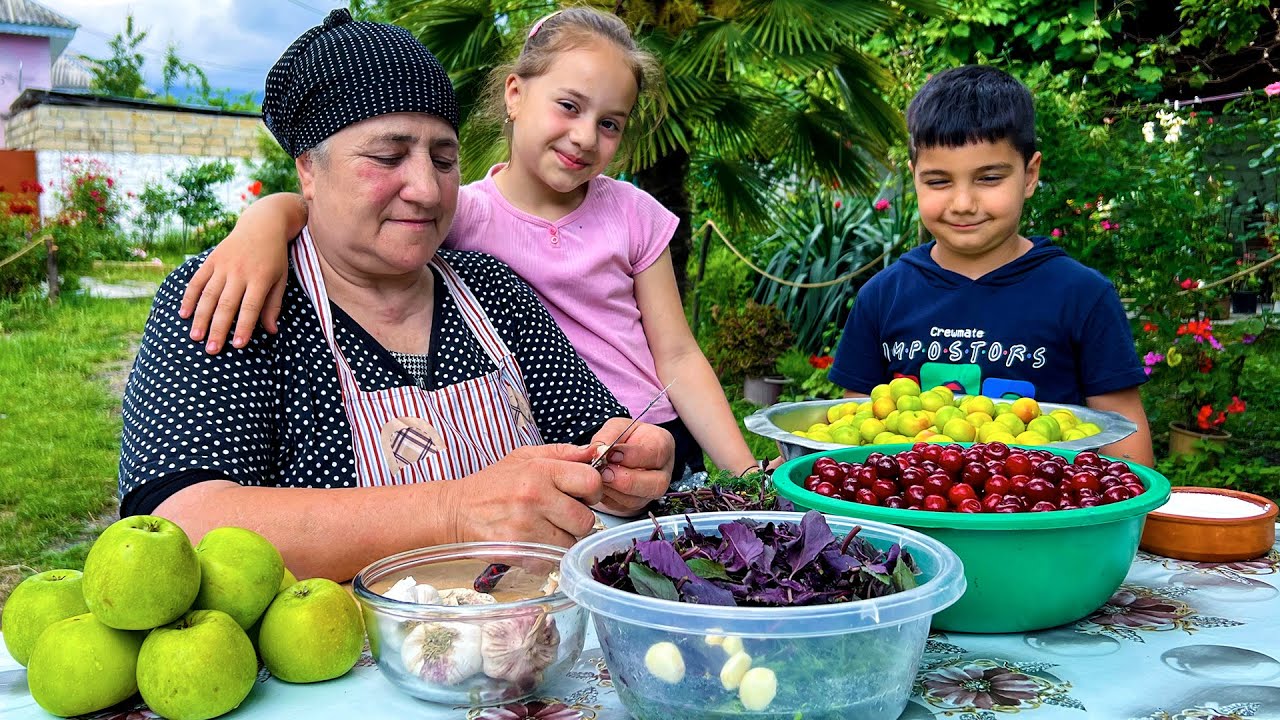 Grandma’s Garden Harvest – Village Life Azerbaijan