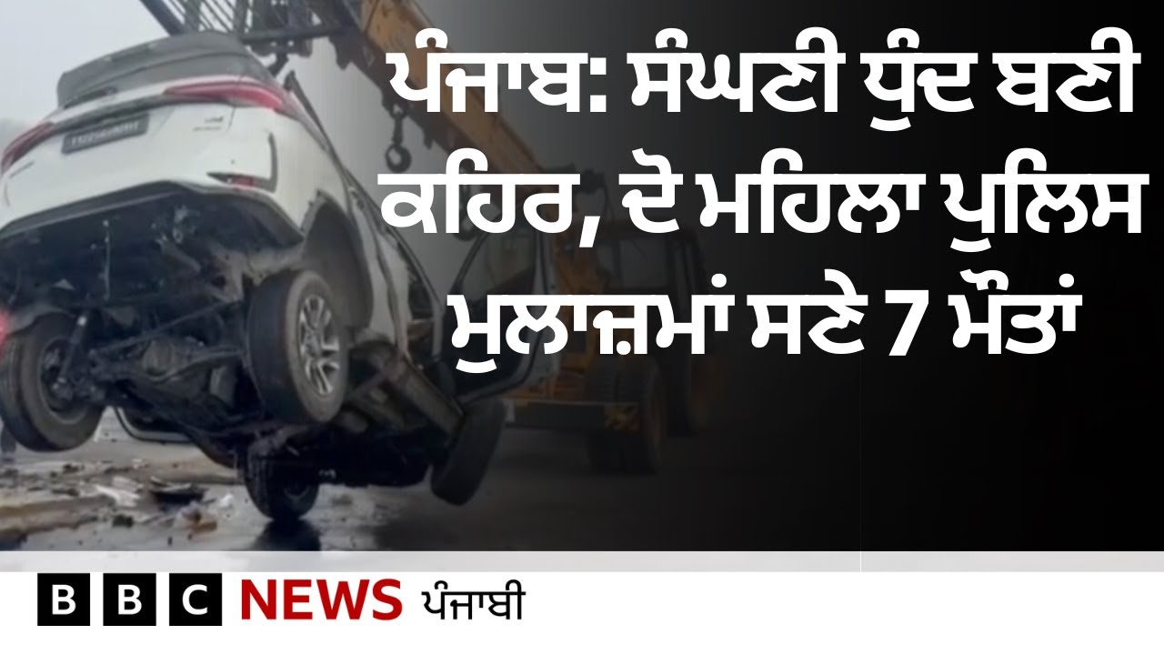 Punjab ’ਚ ਵੱਖ-ਵੱਖ ਥਾਵਾਂ ’ਤੇ ਸੰਘਣੀ ਧੁੰਦ ਕਾਰਨ ਸੜਕੀ ਹਾਦਸੇ, ਤਿੰਨ ਔਰਤਾਂ ਸਣੇ ਸੱਤ ਮੌਤਾਂ ਹੋਈਆਂ| 𝐁𝐁𝐂 𝐏𝐔𝐍𝐉𝐀𝐁𝐈