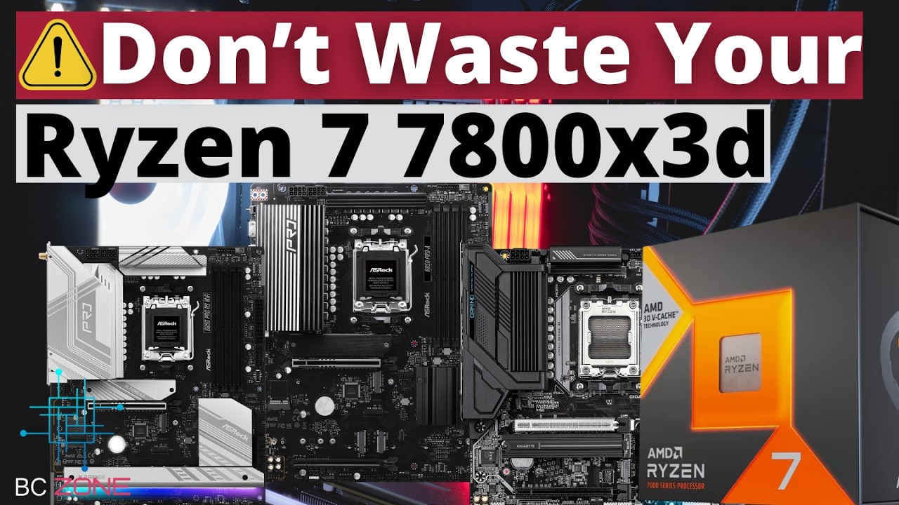 Лучшие бюджетные материнские платы B850 для Ryzen 7 7800X3D (осень 2025 г.)