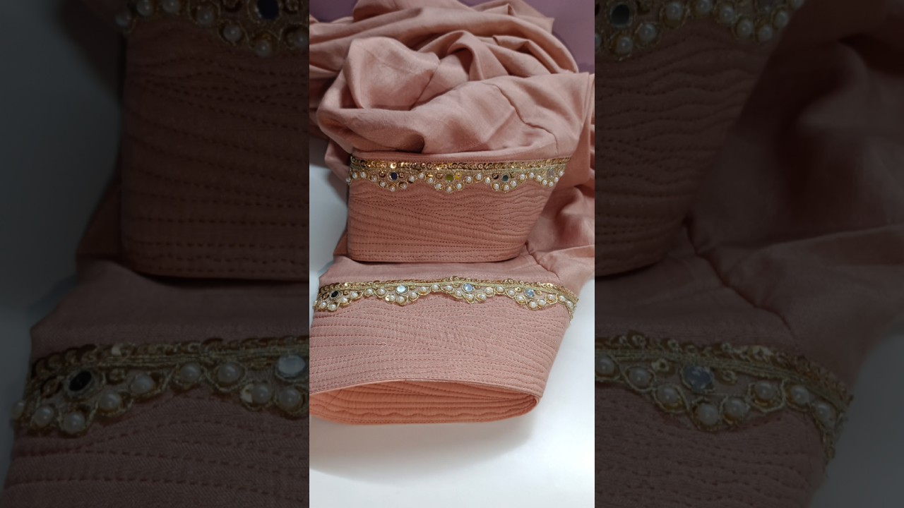 Trending and new Poncha Design with lace #trending #ytshorts #fashion #newyoutuber #bollywoodsongs