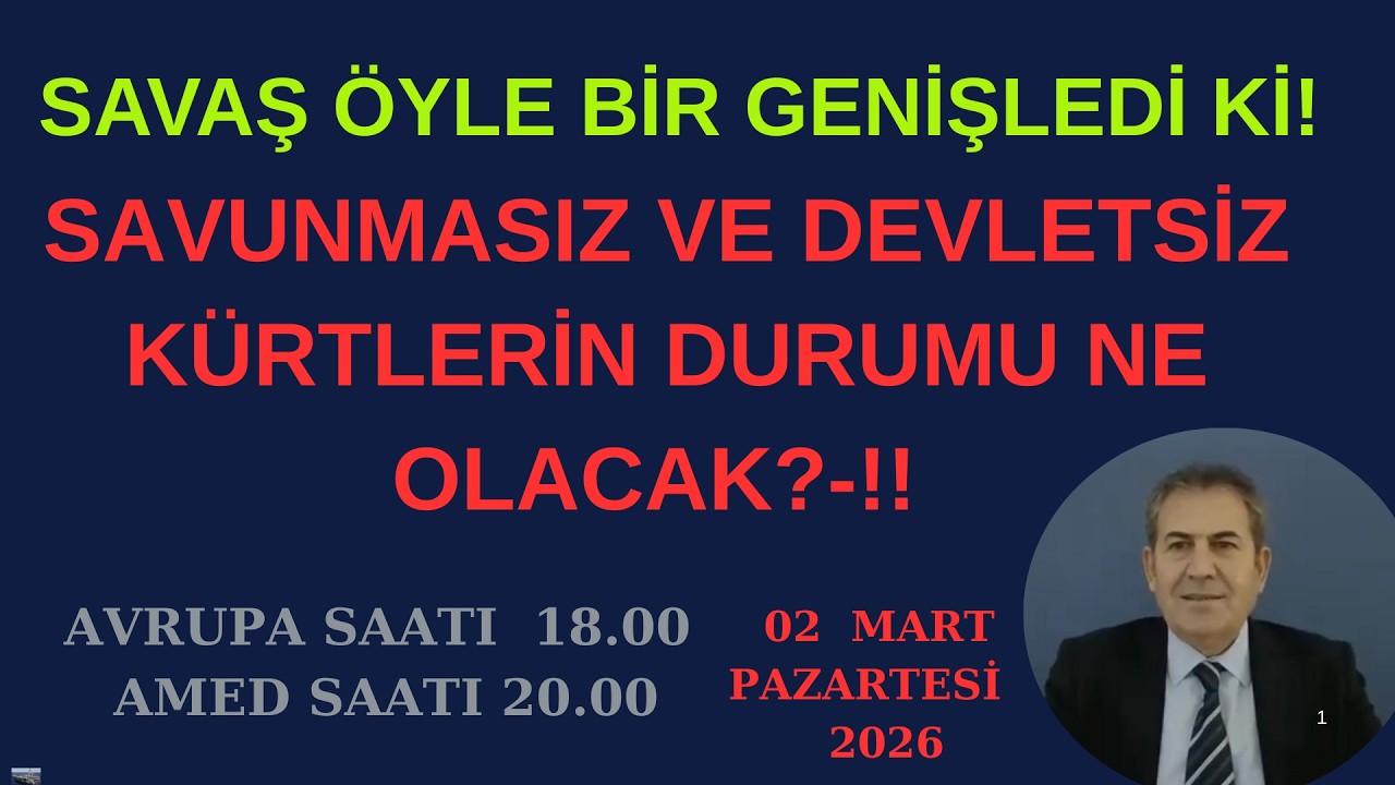 SAVAŞ ÇOK GENİŞLEDİ! SAVUNMASIZ VE DEVLETSİZ KÜRTLERİN DURUMU