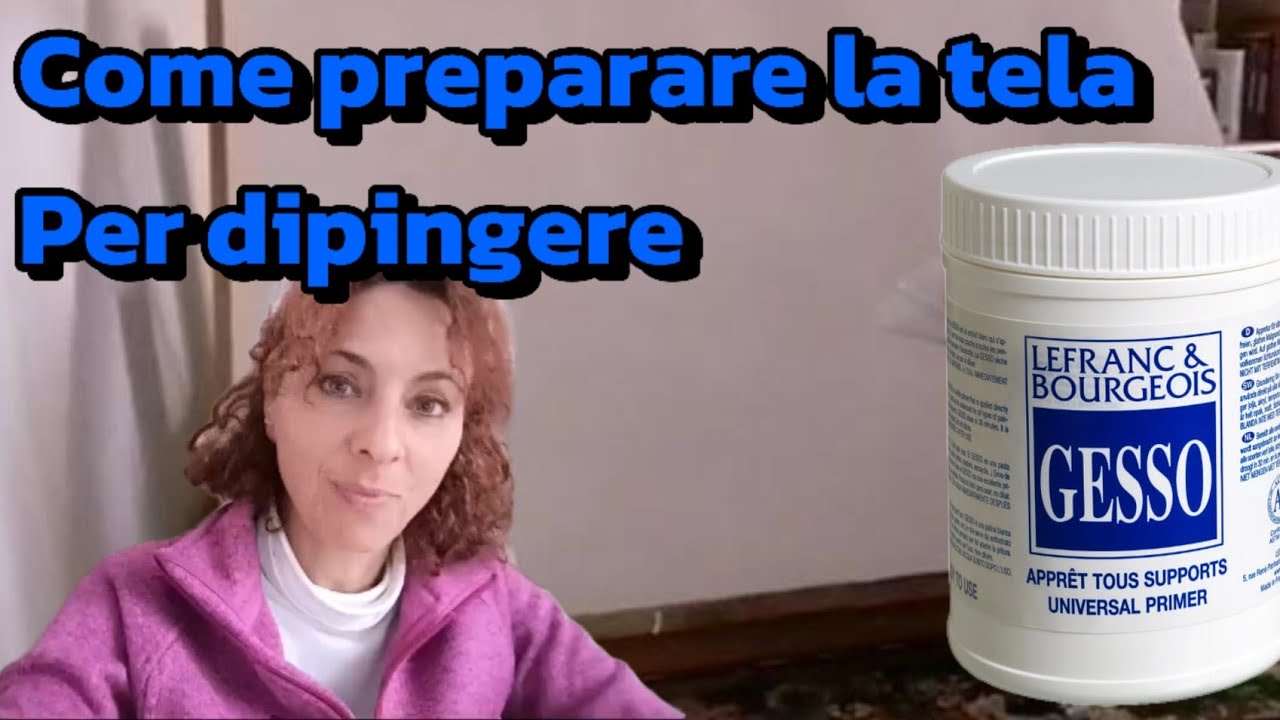 come preparare la tela per dipingere con i colori ad olio!!