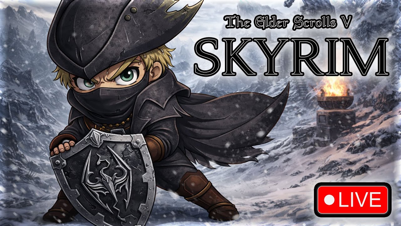 Yes, Somebody DID Steal My Sweet Roll! Skyrim Pt 3 LIVE
