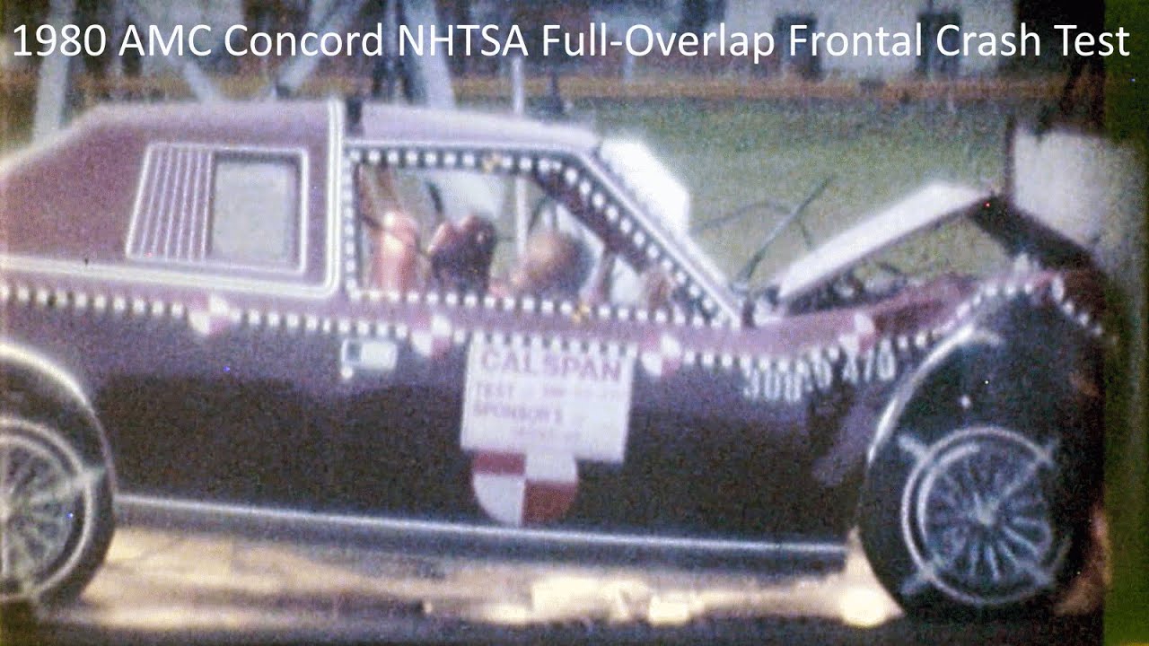 1978-1983 AMC Concord 2 Dr. (2WD Models) NHTSA Full-Overlap Frontal Crash Test