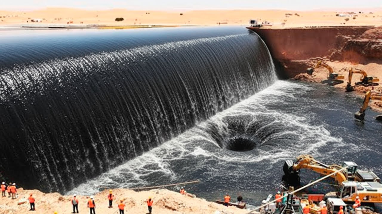 Саудовская Аравия Закачивает Миллионы Литров Морской Воды на Горы, Чтобы Изменить Всю Страну