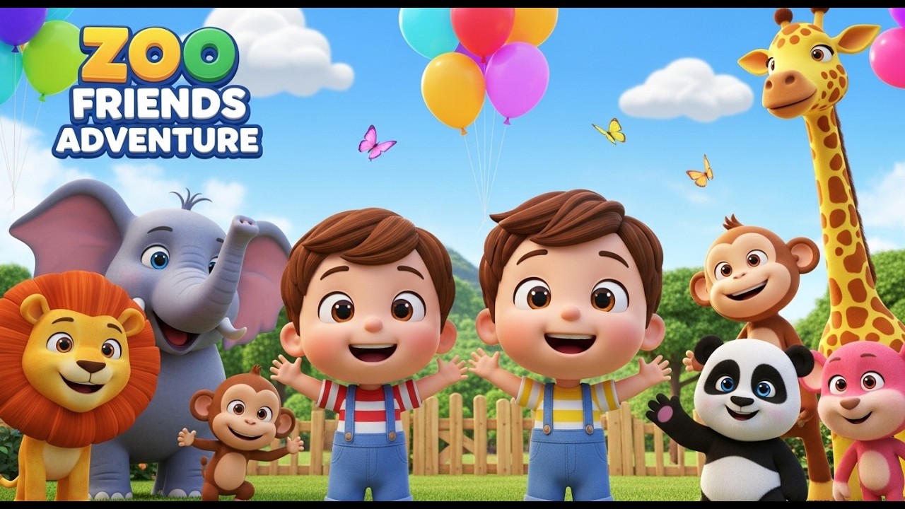 Zoo Friends Adventure | Fun Preschool Songs | Toddler Sing Along