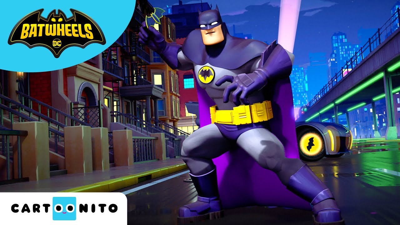A la poursuite d'Harley | Batwheels | Cartoonito | Dessins animés pour enfants
