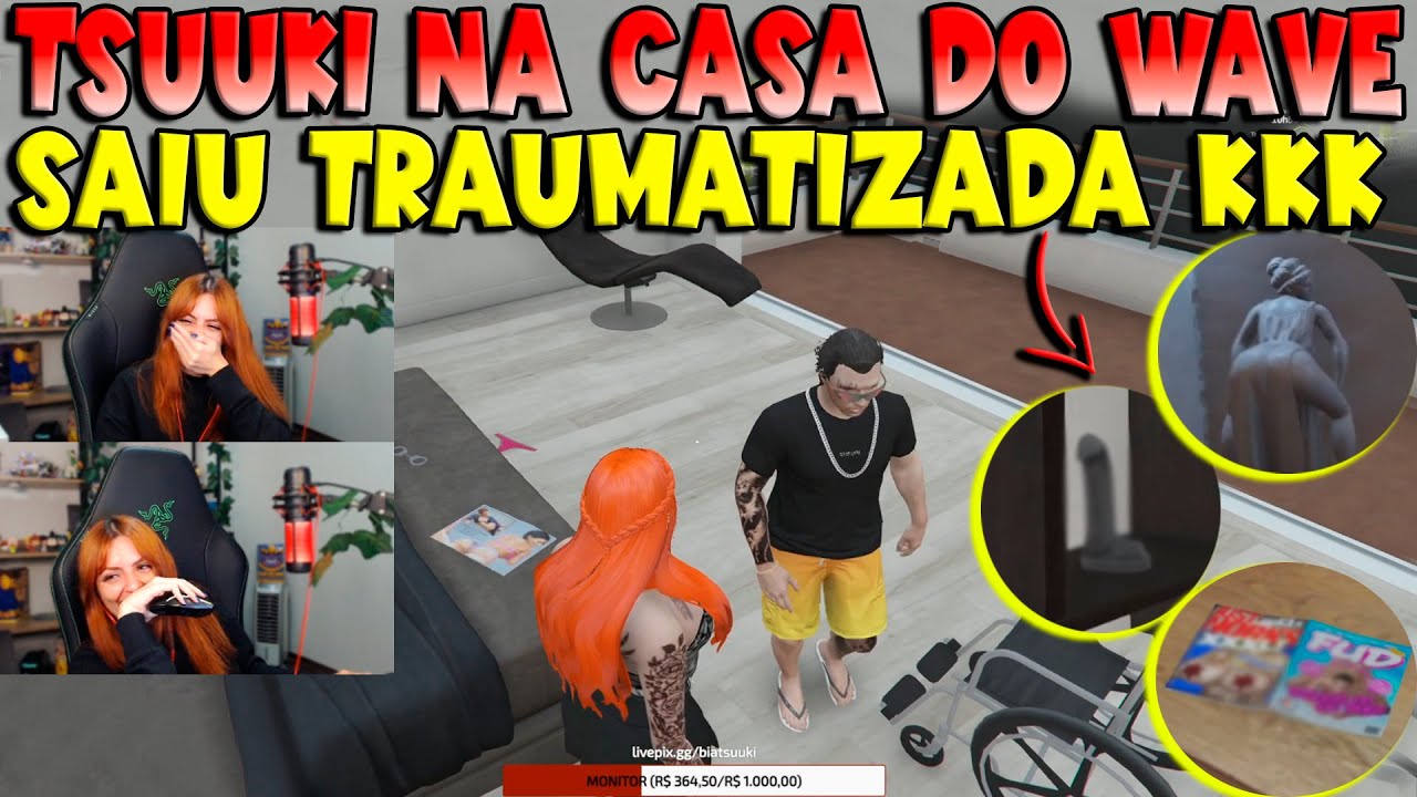 TSUUKI FOI CONHECER A CASA DO WAVE W SAIU DE LA TRAUMATIZADA😂 🔥 - KOGA GTA RP CLIPS