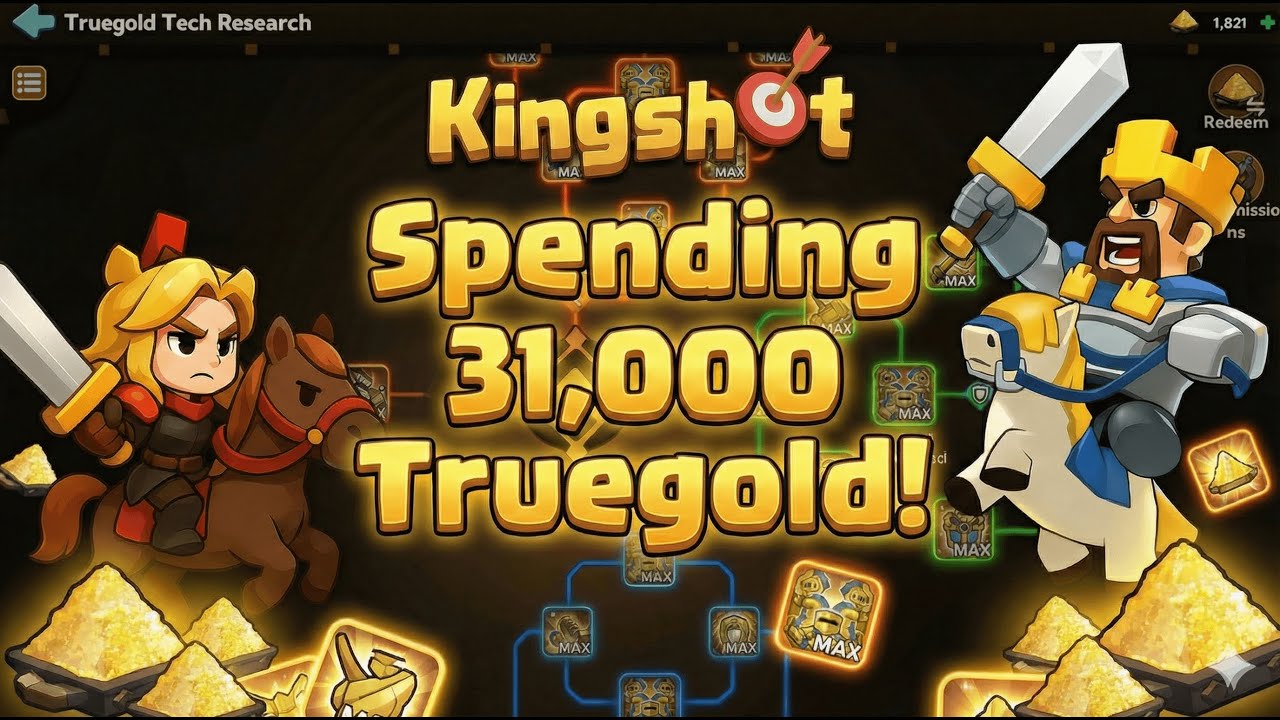 Потратил 31 000 Truegold! 💰🪙 Прокачал Военную академию с нуля до всех войск 11-го уровня‼️ #kings...