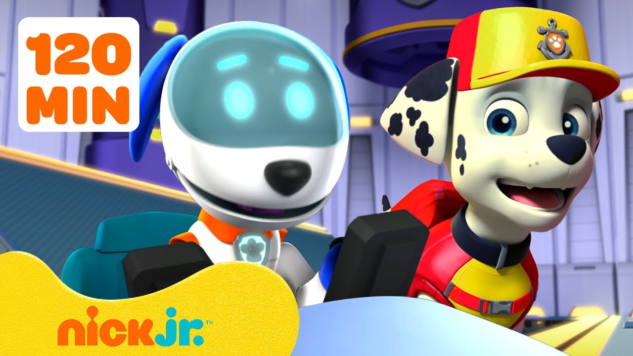 PAW Patrol Mega Robot Rescues! 🤖 w/ Robo-Dog, Marshall, & Rocky #2 | 120 Minutes | Nick Jr.