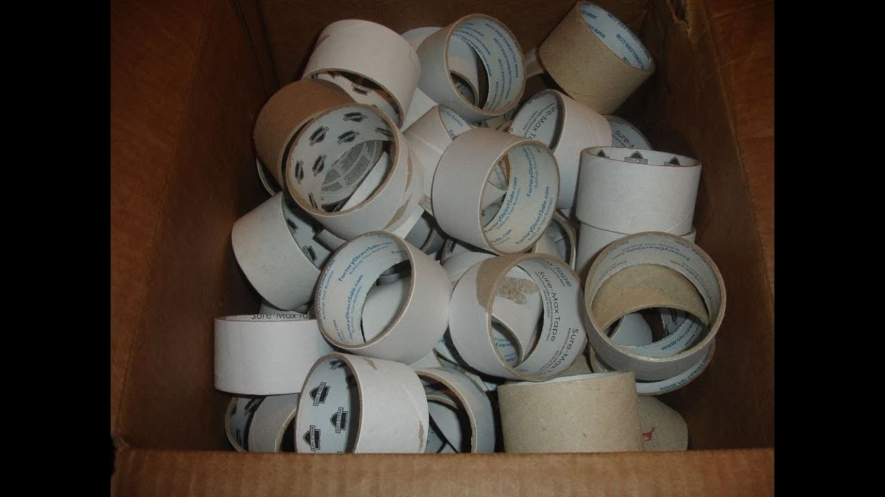 3 ideas to recycle cardboard /tape rolls