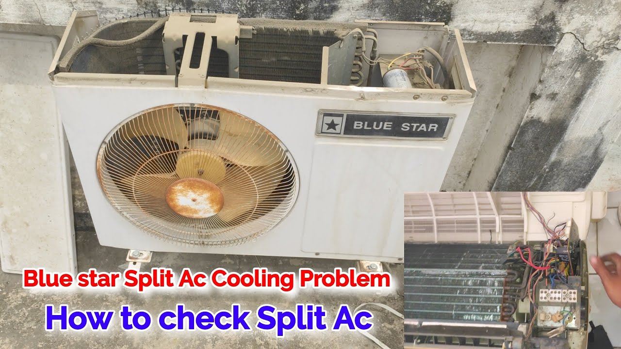 Blue star split ac not cooling, split ac cooling problem ! Split ac repair, Ac not working,