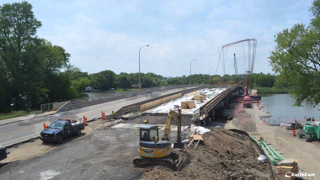 Charles J. Miller Bridge Construction Time Lapse Video