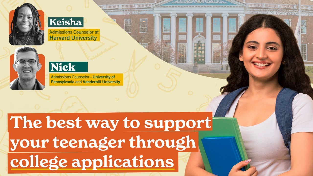 The Best Ways to Support Your Teenager Through College Applications