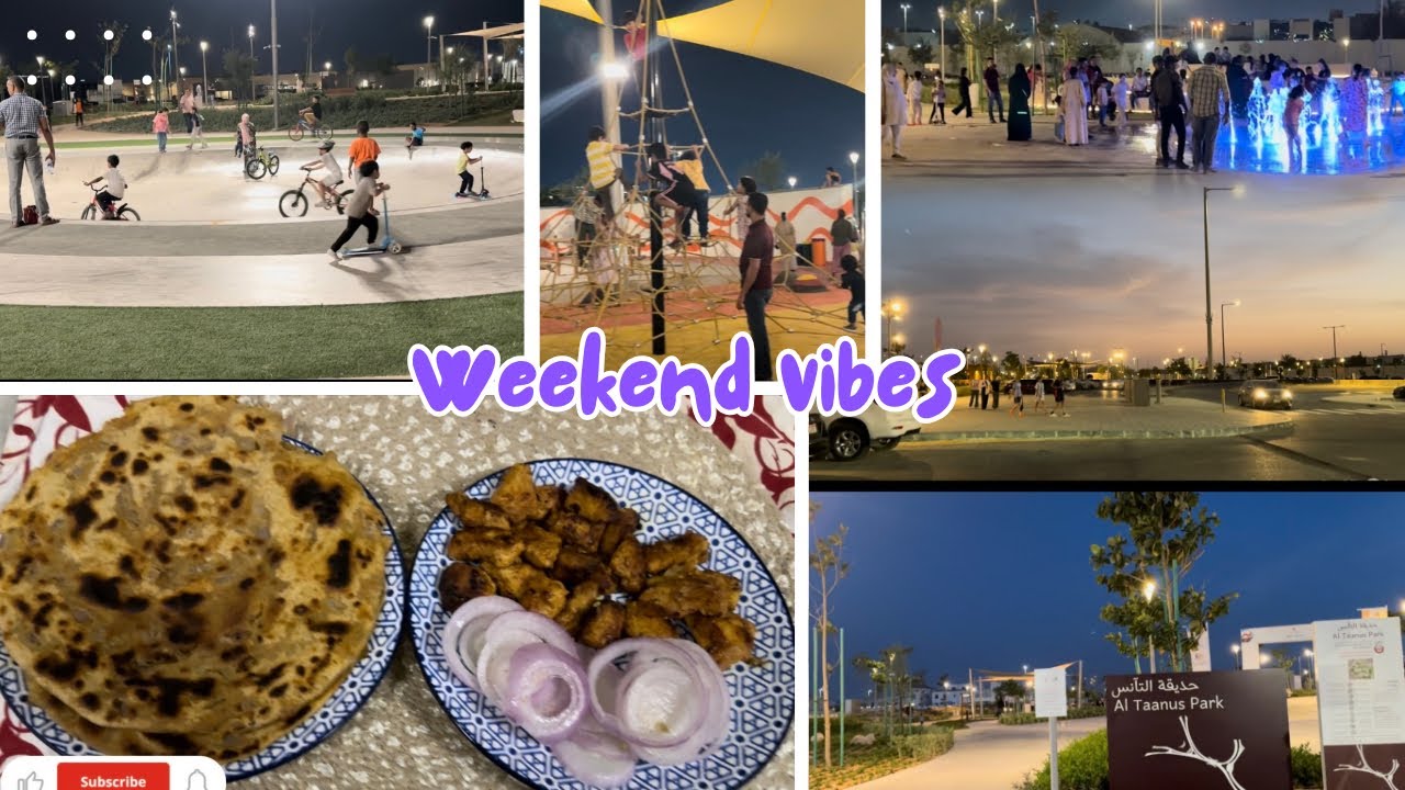 Week End vibes 😍|Al Taanus Park MBZ Musaffah Abu Dhabi @TasneemLifeInUae