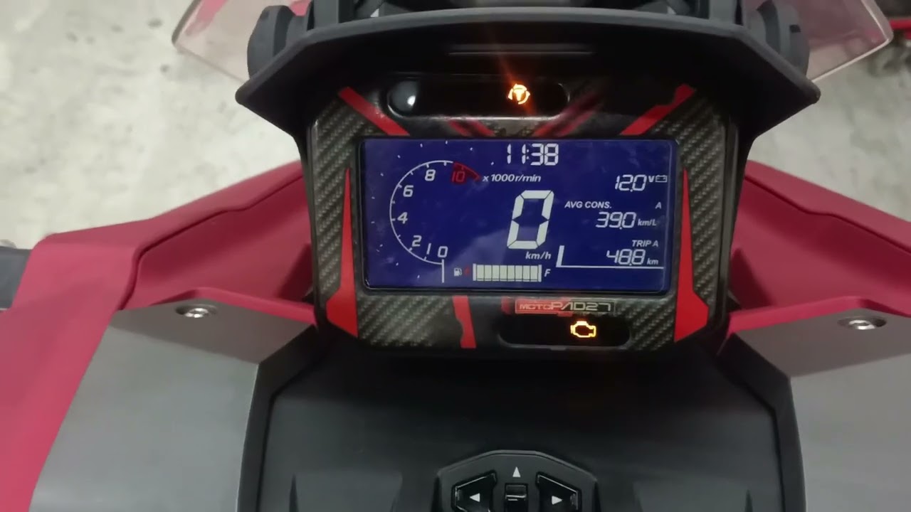 Honda ADV 160 Nagpalit lang ng gulong nag check engine bkt kaya?