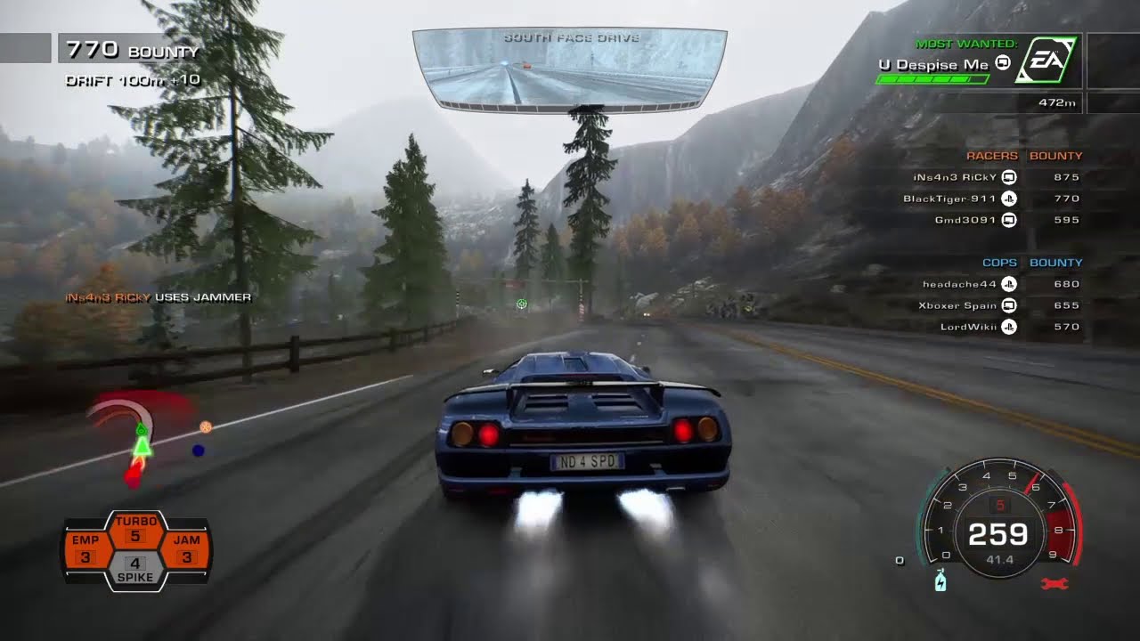 Need For Speed Hot Pursuit Remastered Most Wanted Multiplayer Funny Moments