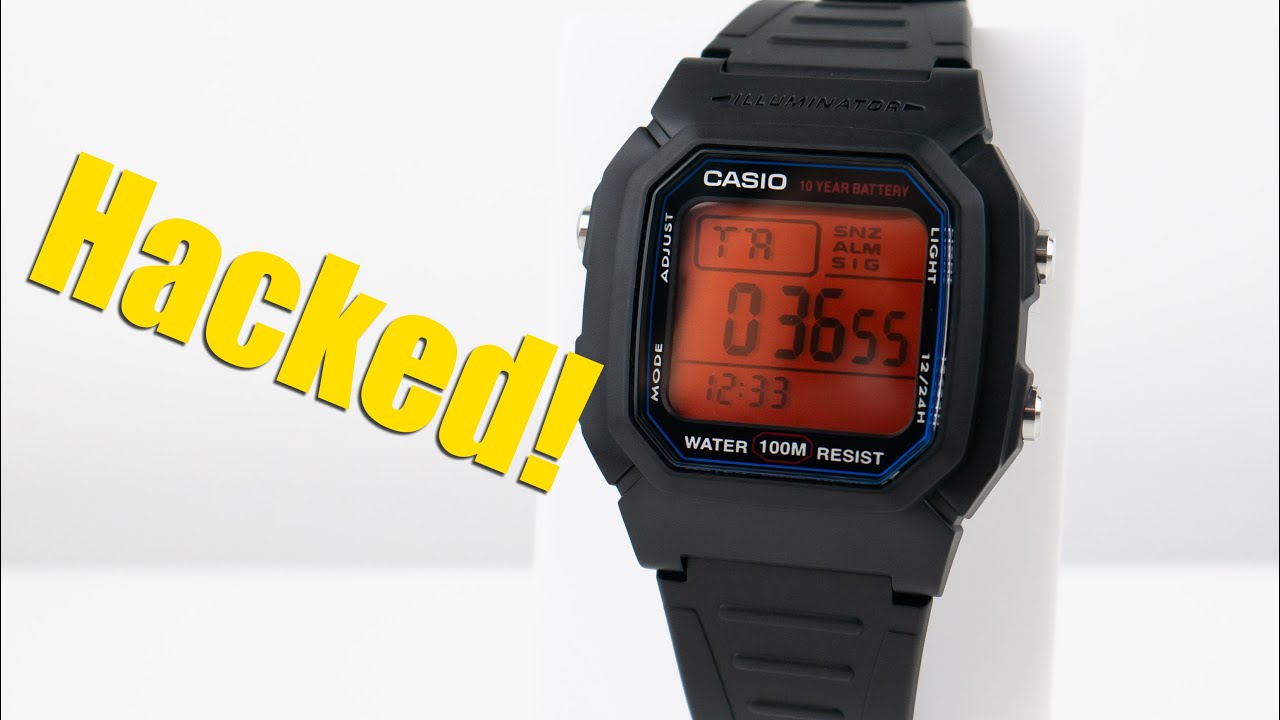 Casio W800H Countdown Timer Mod