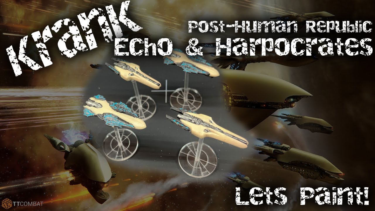 Let's Paint! Echo and Harpocrates from Dropfleet Commander!