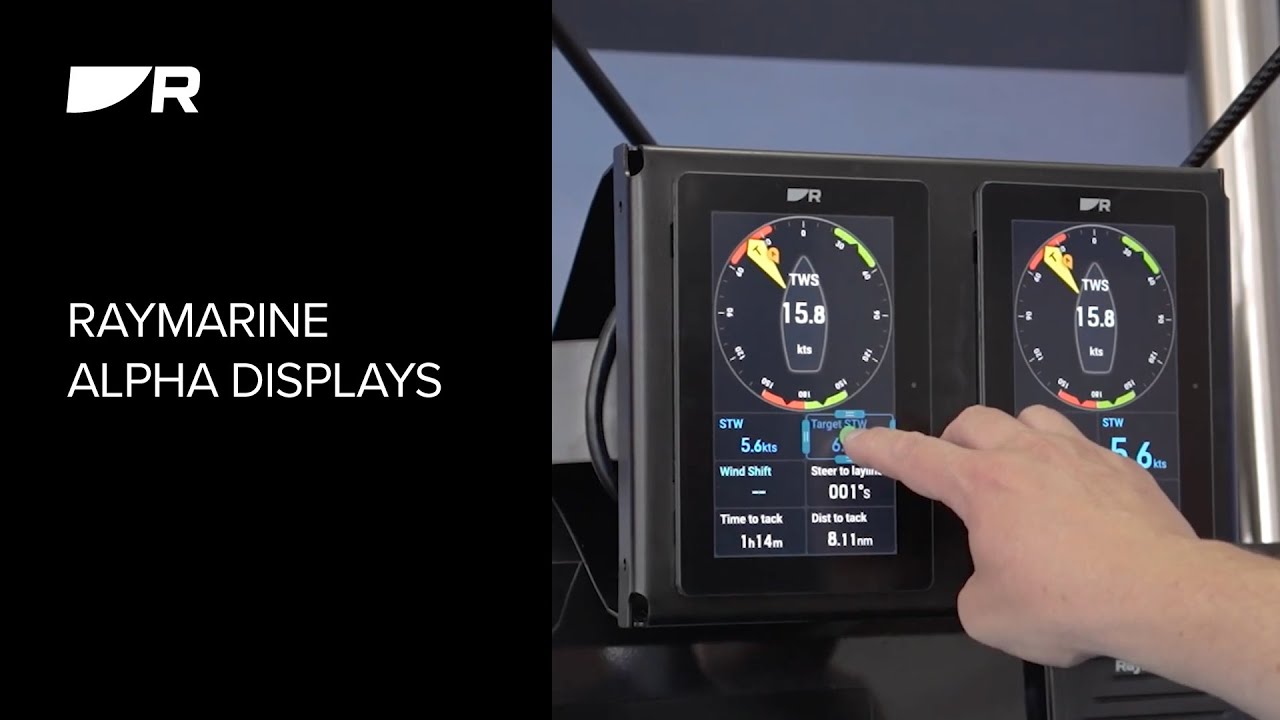 Raymarine Alpha Displays | Marine Wind Sensor & Sailing Instruments