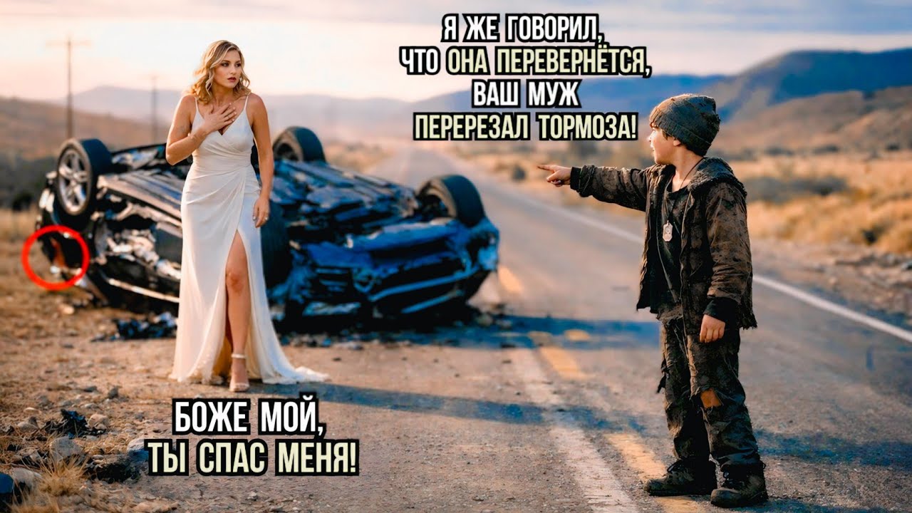 Мальчик с улицы СПАСАЕТ миллиардершу за СЕКУНДЫ, как её машина ПЕРЕВЕРНУЛАСЬ. Она замечает 1 ДЕТАЛЬ!