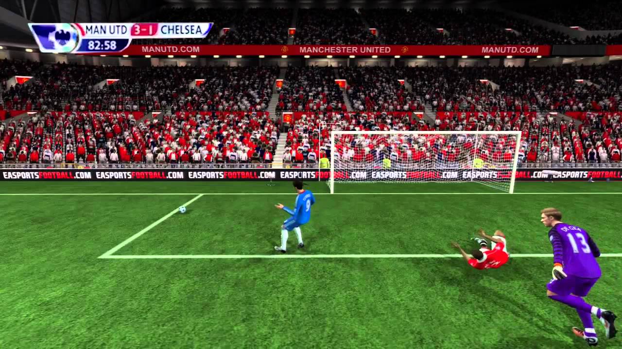 Fernando Torres Miss Man United vs Chelsea - FIFA 11 Edition