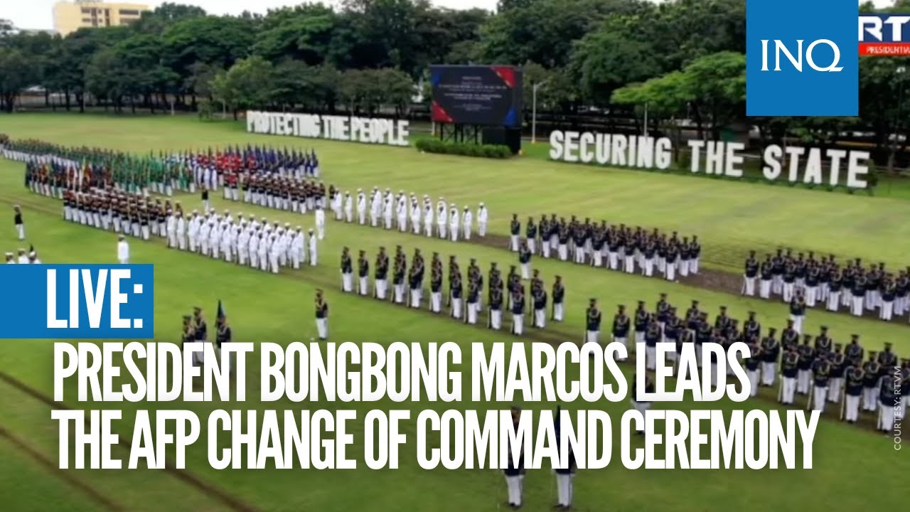 LIVE: President Bongbong Marcos leads the AFP Change of Command Ceremony