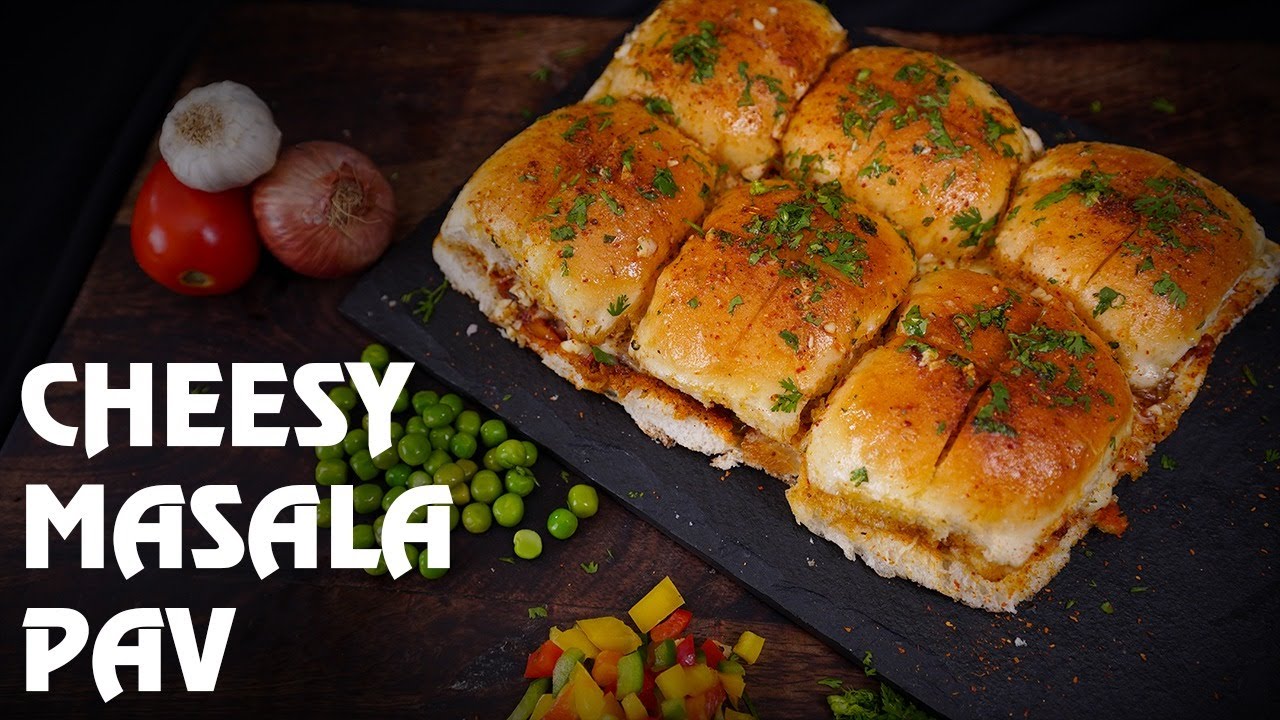 Cheesy Masala Pav Recipe | मसाला पाव बनाये | Mumbai Street -Fast Food Recipe| Om Sai Cooking Classes