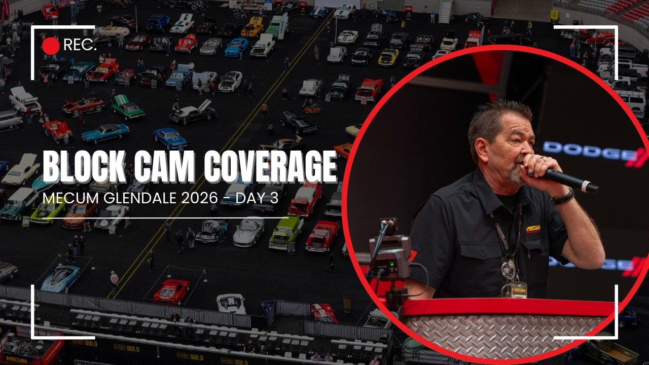 Mecum Glendale Live Block Cam: Thursday, March 19, 2026