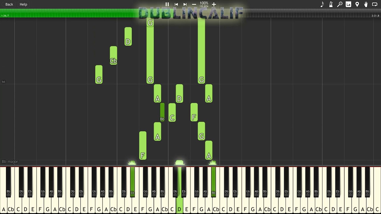 Mega Man 3 - Ending Theme Piano Tutorial Synthesia