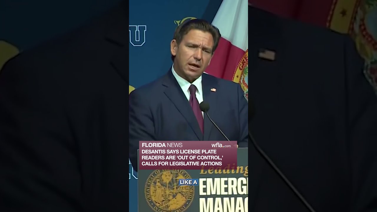 Десантис: камеры Flock &laquo;вышли из-под контроля&raquo; #rondesantis #flockcameras #florida
