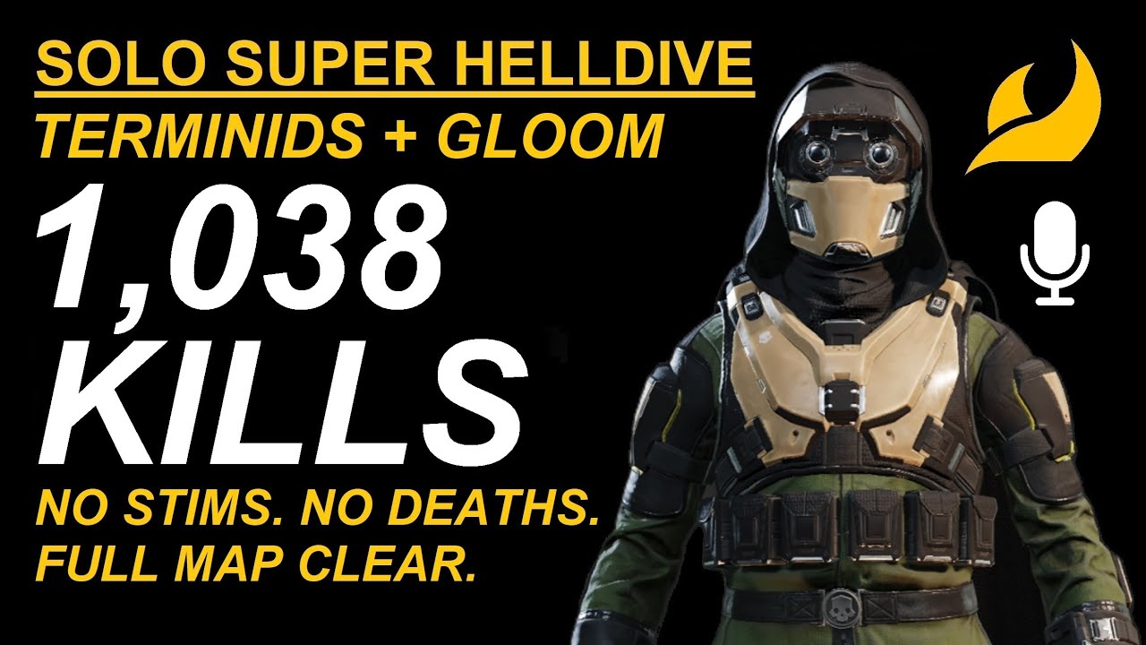 Helldivers 2. СОЛО. БЕЗ СТИМУЛЯТОРОВ. Без смертей. 1038 убийств насекомых. Супер-адский дайв. Пол...