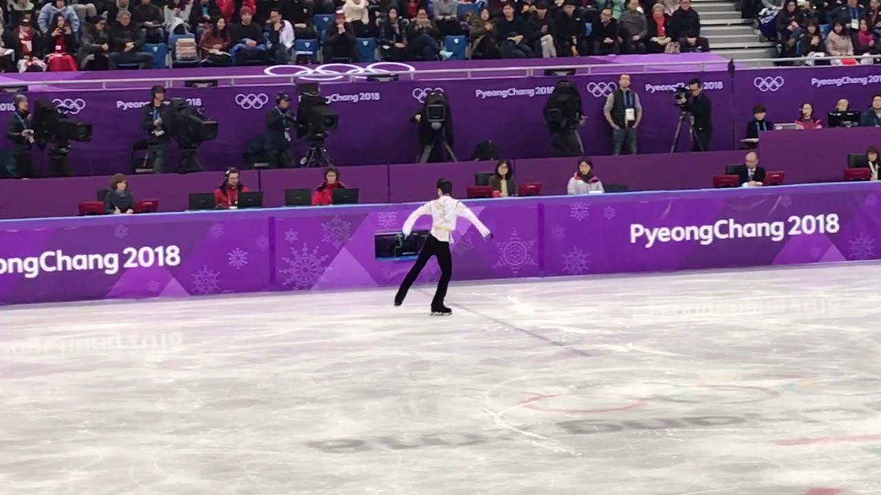 Yuzuru Hanyu 20180218 freeskate Seimei the Olympic champion 2018! ( Pooh rain yes included)