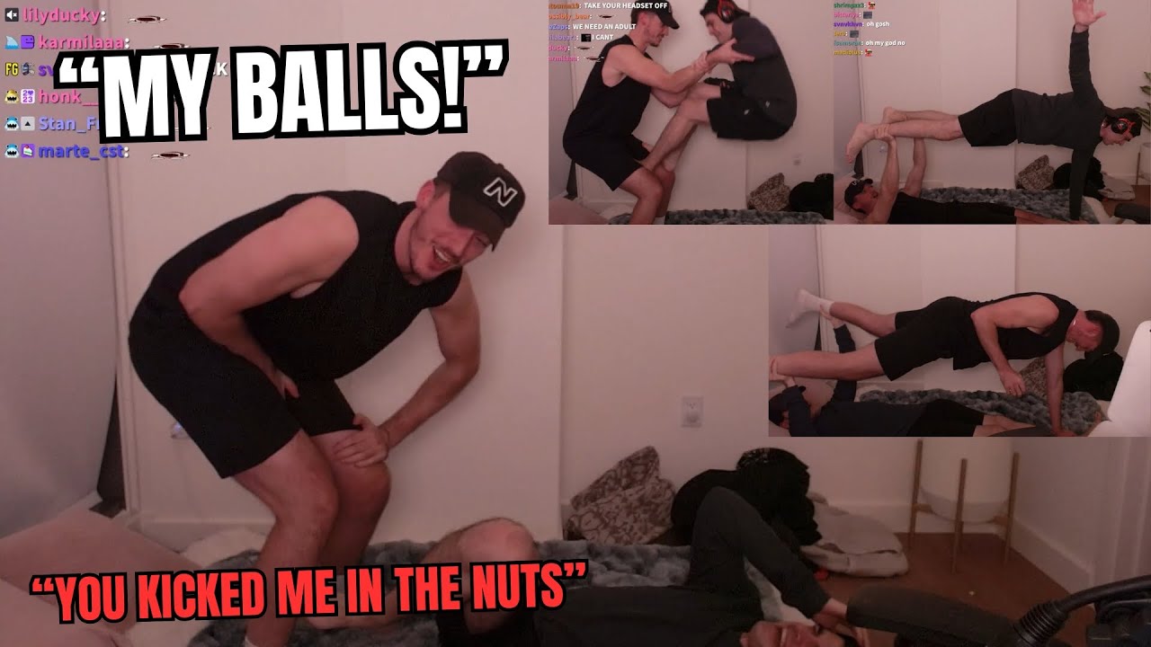 Ellum Got ACCIDENTALLY KICKED By Foolish! + TRIES Different Yoga Poses!