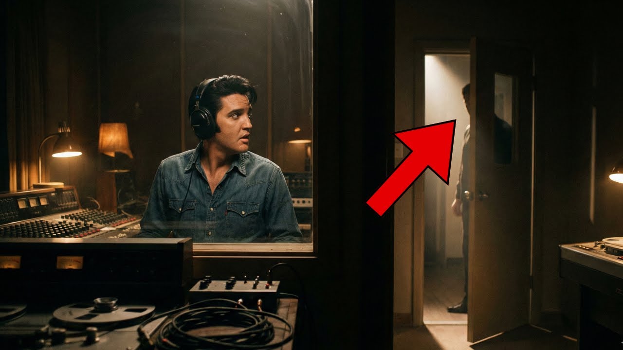 Elvis Was Recording Alone at Midnight When the Studio Door Opened Who Walked In Changed His Life