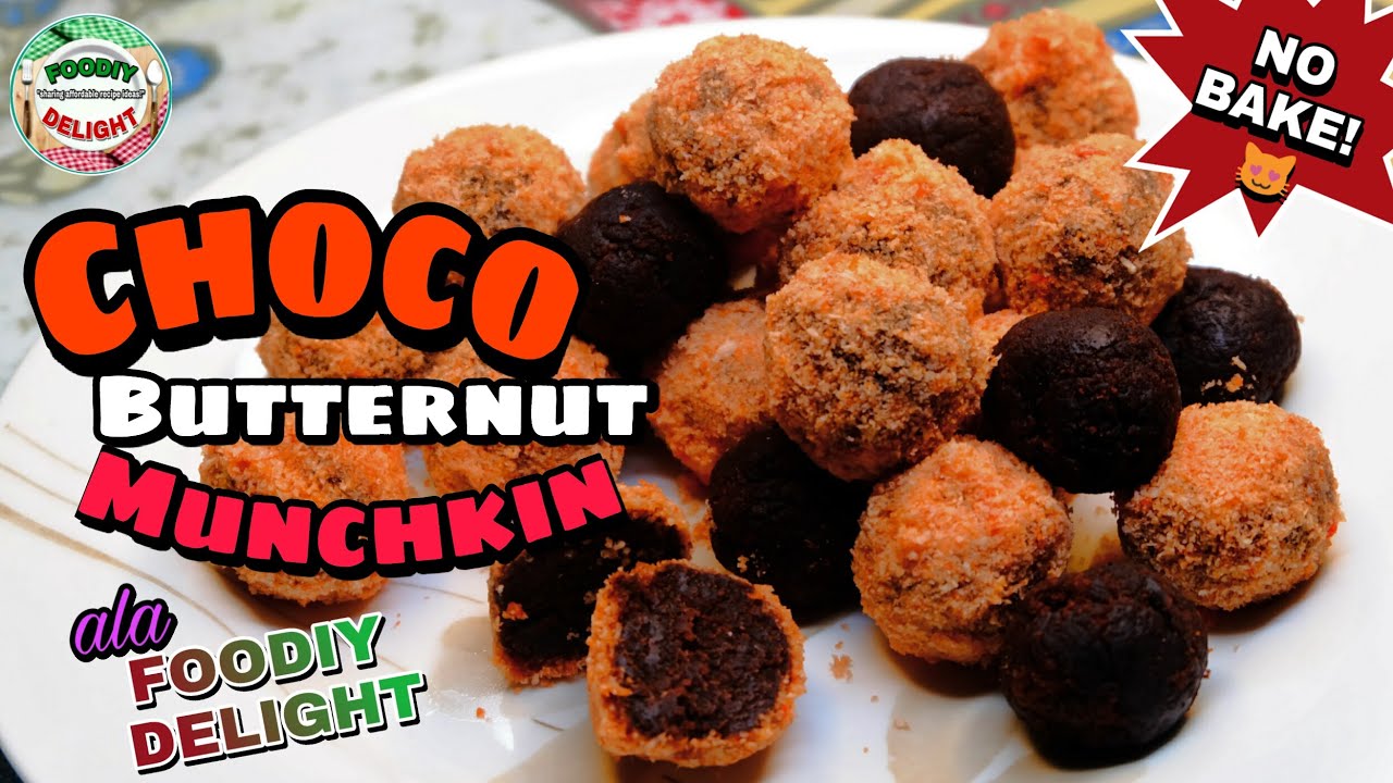 NO BAKE CHOCO BUTTERNUT MUNCHKIN | by FOODIY DELIGHT | (Easy Sweet Recipe)